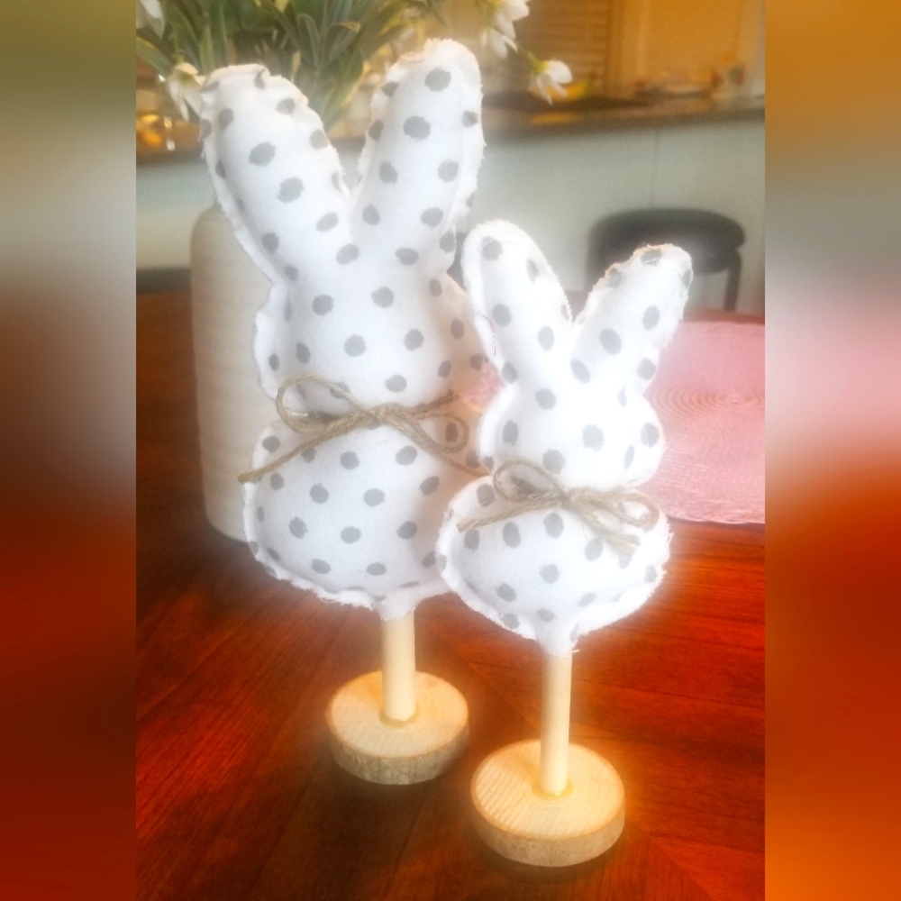 Farmhouse Wooden Bunny Stands/Decor